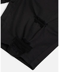 Thrashed Denim Short