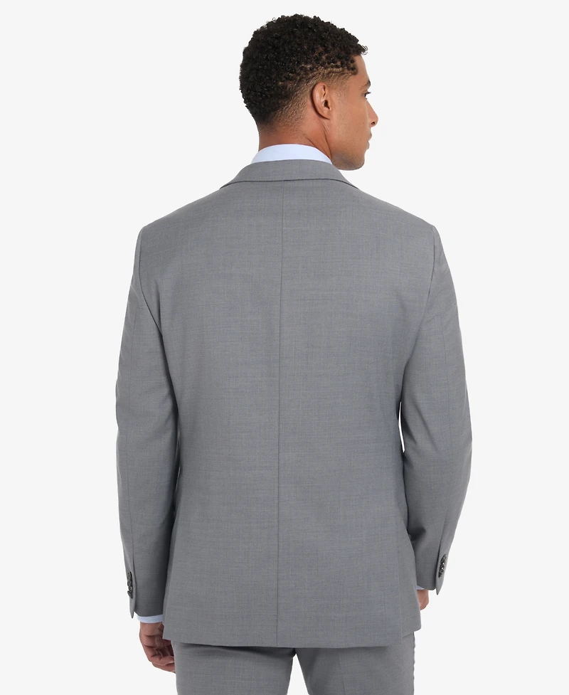Tommy Hilfiger Men's Solid Pearl Grey Suit Separate Jacket
