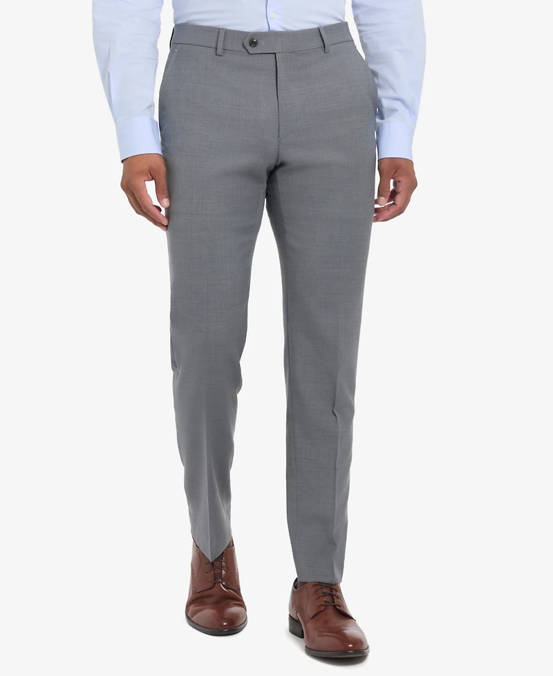 Tommy Hilfiger Men's Solid Pearl Grey Suit Separate Pants