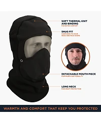 RefrigiWear Men's Thermal Face Mask - Insulated, Breathable, Cold Weather Protection Balaclava