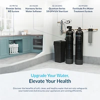 Aquasure Premier Advanced Series | 4-Stage Reverse Osmosis Water Filtration System with Brushed Nickel Faucet, 75 Gpd