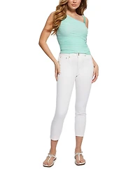 Guess Women's Dinah Printed Asymmetric Sleeveless Top