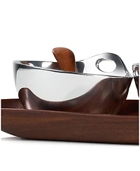 Nambe Portables Triple Condiment Set, 7 Pieces