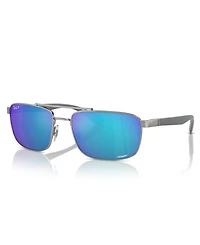 Ray-Ban Unisex Polarized Sunglasses, Rb3737 Chromance Rb3737Ch