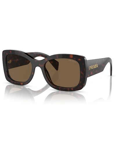 Prada Lettering Oval Women's Sunglasses, Pr A08S