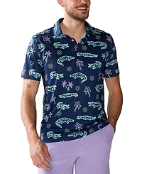 Chubbies Men's The Neon Glade Performance Polo 2.0