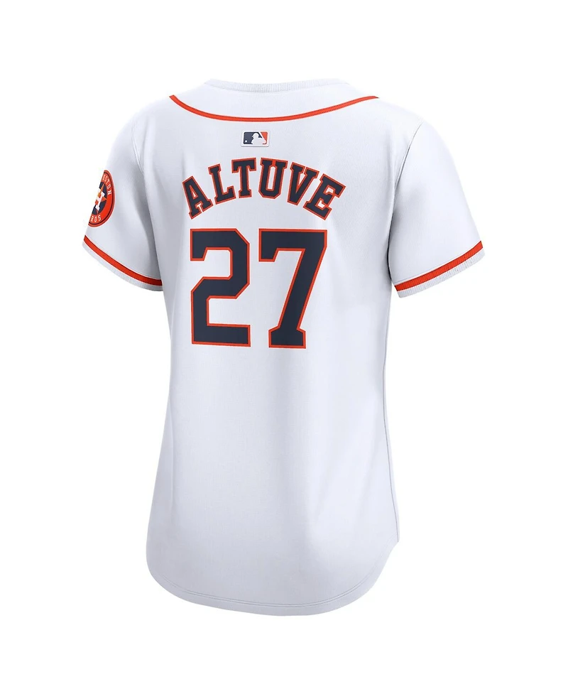 Women's Nike Jose Altuve White Houston Astros Home Limited Player Jersey