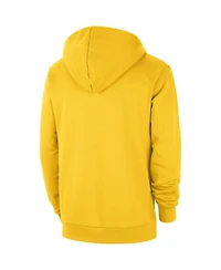 Men's Nike Gold Distressed Golden State Warriors 2023/24 City Edition Courtside Standard Issue Pullover Hoodie