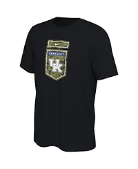 Men's Nike Black Kentucky Wildcats Veterans Camo T-shirt