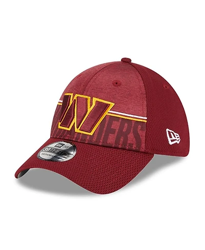 Men's New Era Burgundy Washington Commanders 2023 Nfl Training Camp 39THIRTY Flex Fit Hat