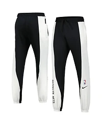 Men's Nike Black, White Brooklyn Nets 2023/24 Authentic Showtime Pants