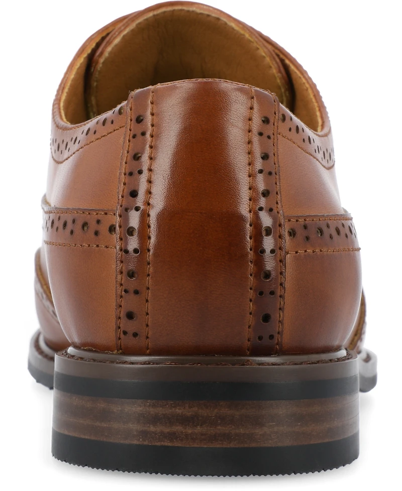 Vance Co. Men's Nikola Tru Comfort Foam Slip-On Oxford Dress Shoes
