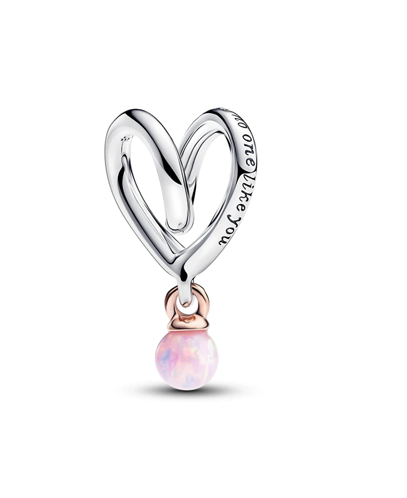 Pandora Two-Tone Wrapped Heart Charm