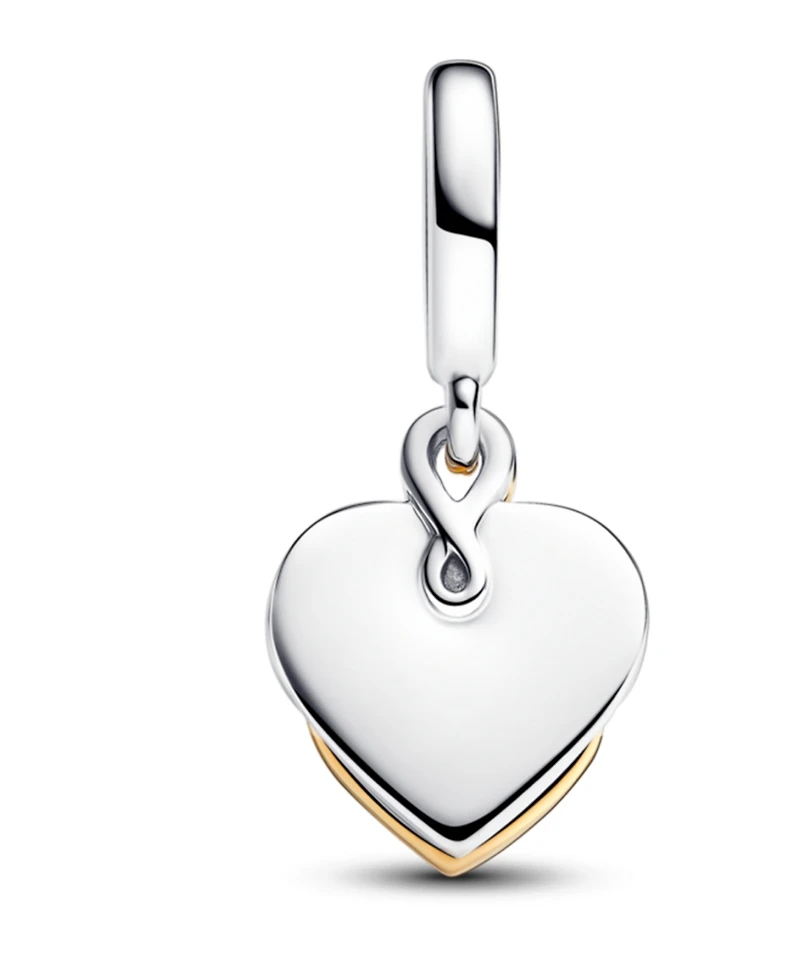 Pandora Lab-Grown Diamond Engravable Mom Double Dangle Charm