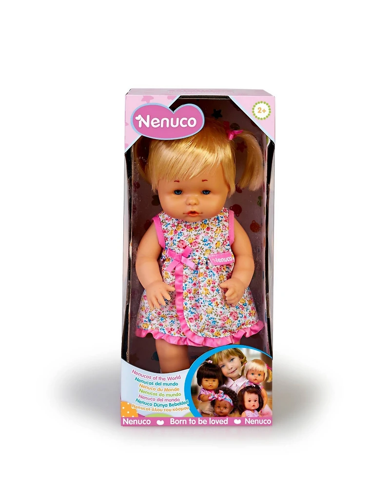 Nenucos of the World Caucasian Baby Doll, Ages 3 Plus for Pretend Play
