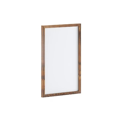 Cilla Magnetic Wall Mounted White Board with Wood Frame