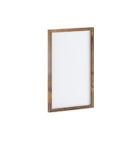 Cilla Magnetic Wall Mounted White Board with Wood Frame