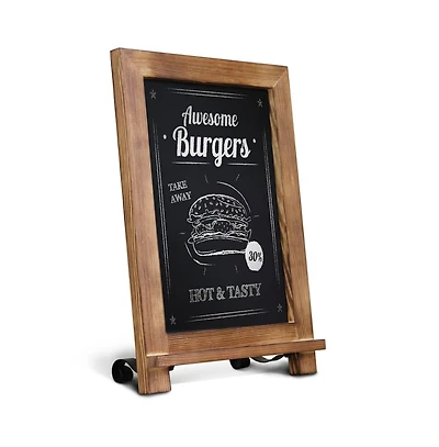 Hanging Or Tabletop Chalkboard With Legs/Wedding Table Sign/Kitchen Countertop Memo Board