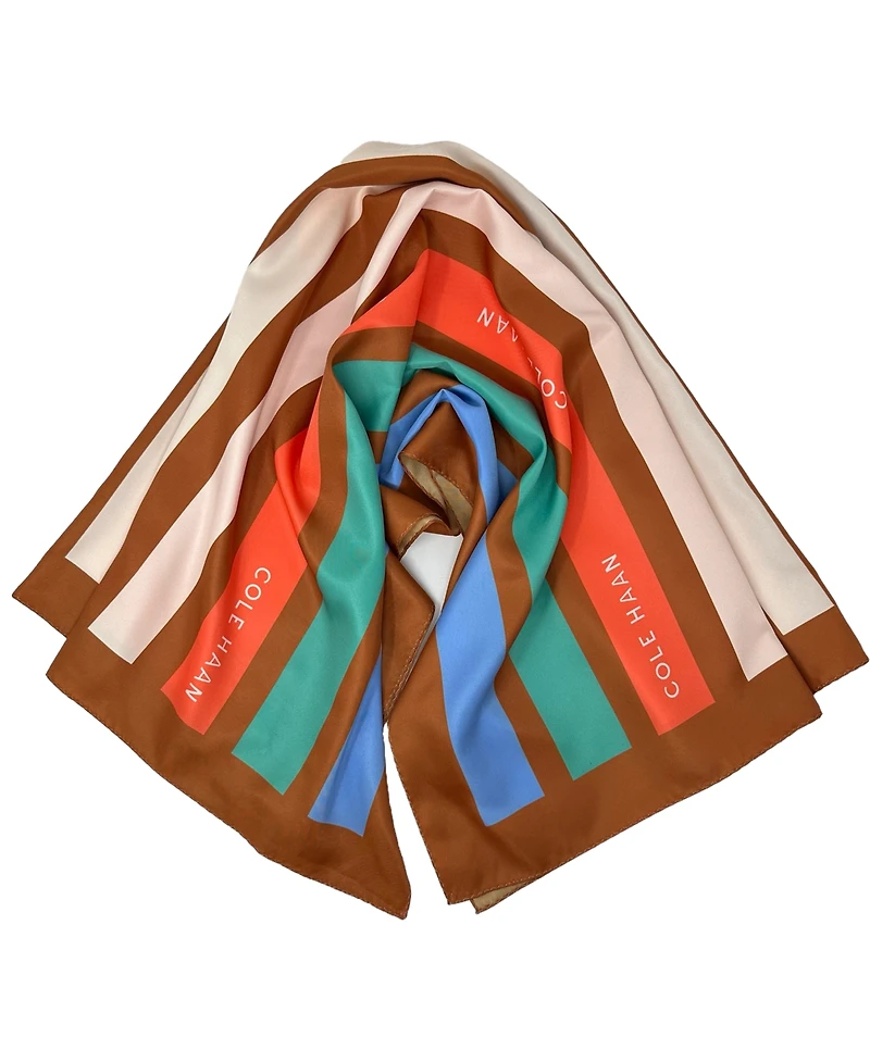 Cole Haan Striped Square Scarf