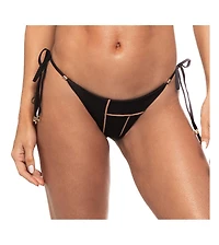 Guria Beachwear Women's Contrast Detail Reversible Tie Side Bikini Bottom