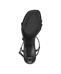 Calvin Klein Women's Ishaya Strappy Low Stiletto Sandals