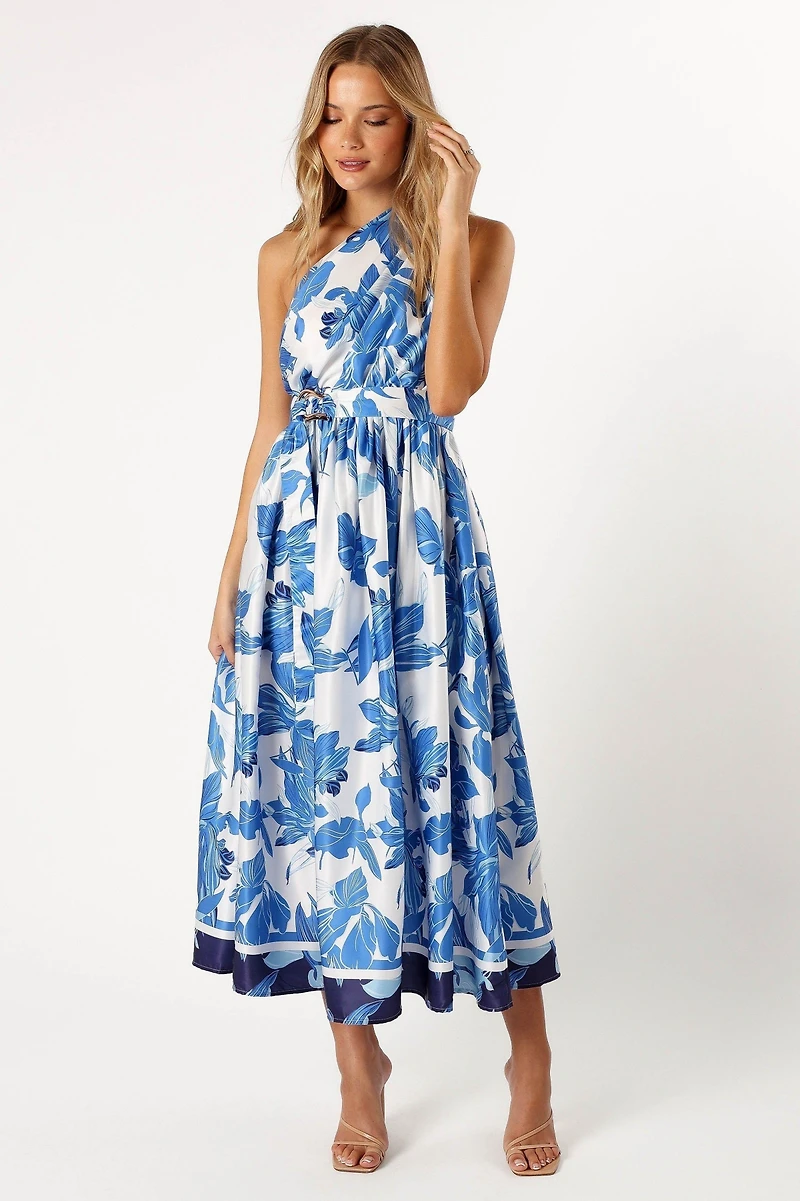 Naomi One Shoulder Midi Dress
