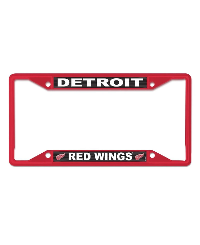 Wincraft Detroit Red Wings Chrome Colored License Plate Frame