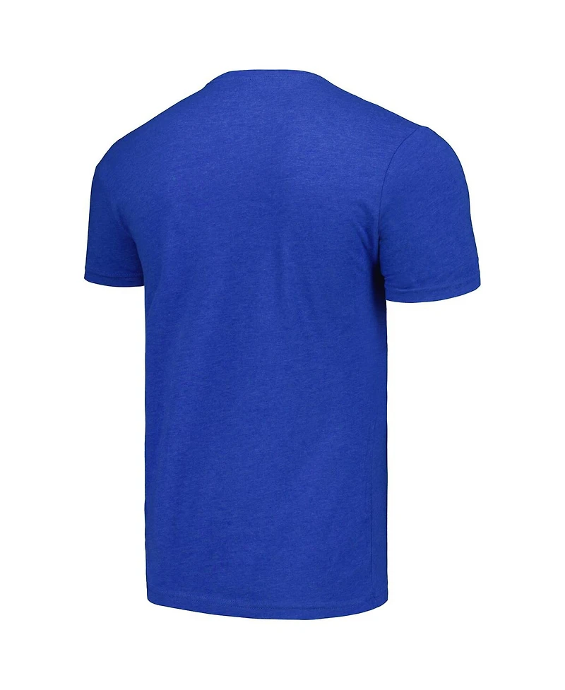 Men's and Women's Mitchell & Ness Blue Orlando Magic Hardwood Classics Mvp Throwback Logo T-shirt