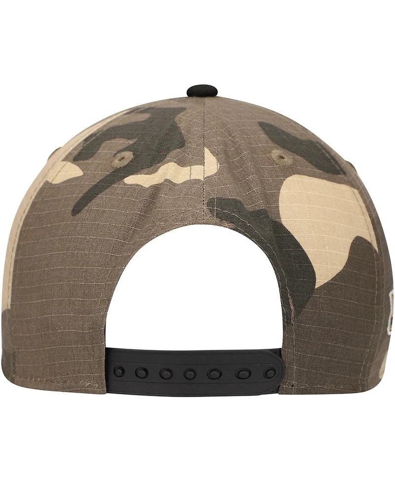 Men's New Era Chicago White Sox Camo Crown A-Frame 9FORTY Adjustable Hat