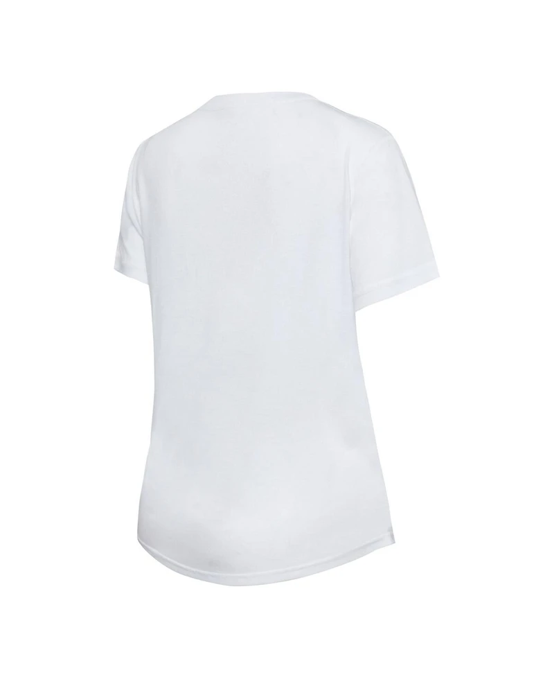 Women's Concepts Sport White, Charcoal Las Vegas Raiders Sonata T-shirt and Leggings Set