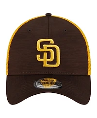 Men's New Era Brown San Diego Padres Neo 39THIRTY Flex Hat