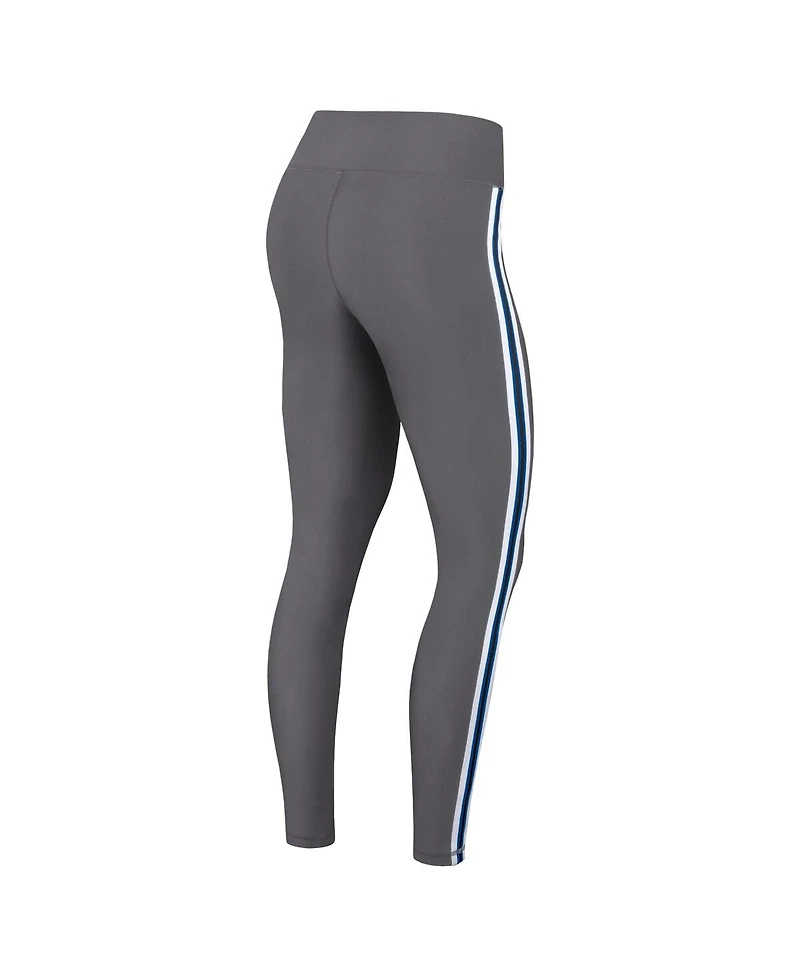 Women's Wear by Erin Andrews Charcoal Indianapolis Colts Color Block Leggings