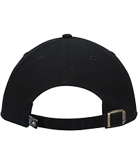 Men's '47 Brand Black Philadelphia Flyers Team Clean Up Adjustable Hat