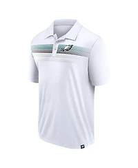 Men's Fanatics White Philadelphia Eagles Victory For Us Interlock Polo Shirt