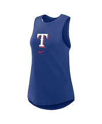 Women's Nike Royal Texas Rangers Legacy Icon High Neck Fashion Tank Top