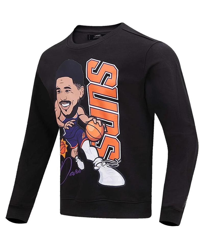 Men's Pro Standard Devin Booker Black Phoenix Suns Avatar Pullover Sweatshirt