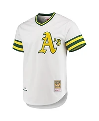Men's Mitchell & Ness Reggie Jackson White Oakland Athletics 1972 Cooperstown Collection Authentic Jersey