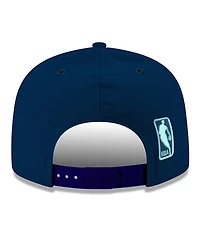 Men's New Era Navy Memphis Grizzlies Official Team Color 9FIFTY Snapback Hat