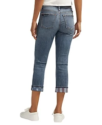Silver Jeans Co. Suki Mid Rise Americana Capri