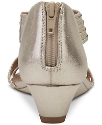 Style & Co Women's Ginifur Embellished Strappy Wedge Sandals, Created for Macy's