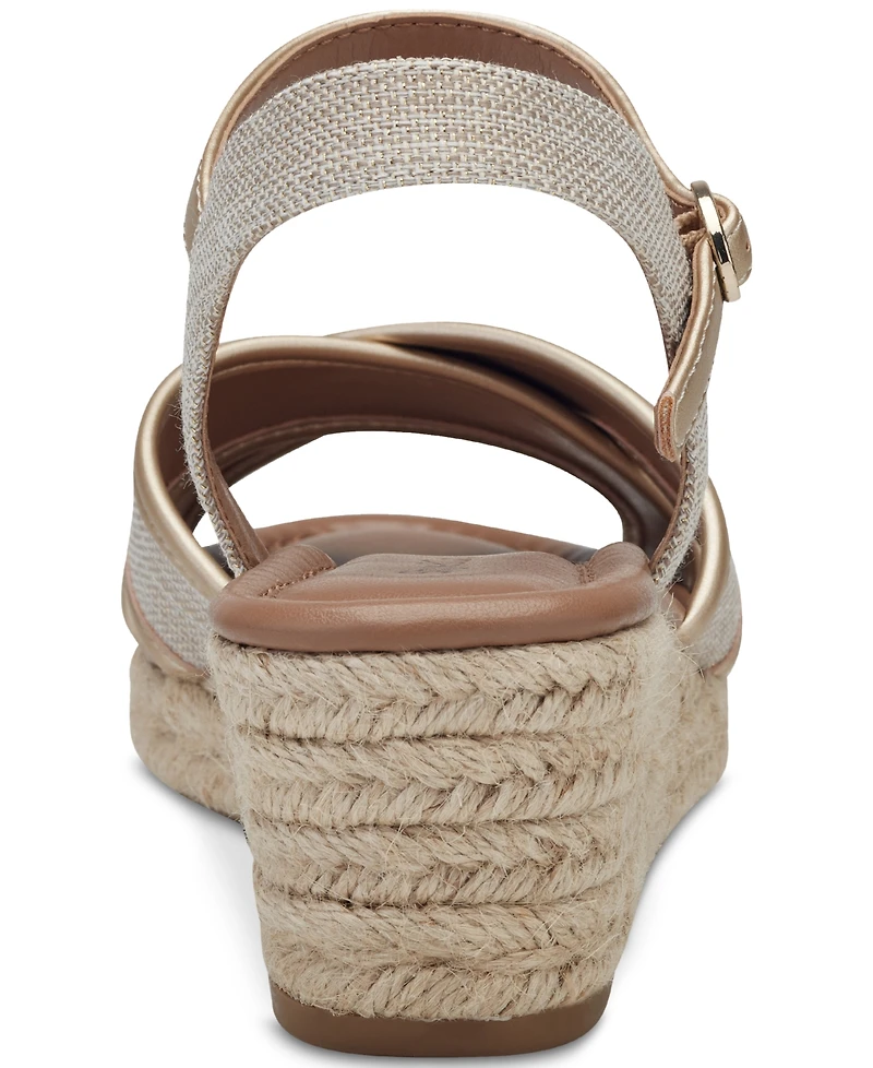 Style & Co Women's Leahh Strappy Espadrille Wedge Sandals, Created for Macy's