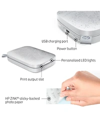 Hp Sprocket Portable 2x3" Instant Photo Printer with Zink Zero Ink Technology