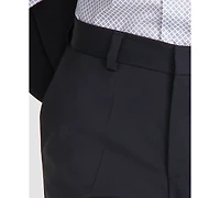 Hugo by Boss Men's Modern-Fit Solid Wool-Blend Suit Trousers