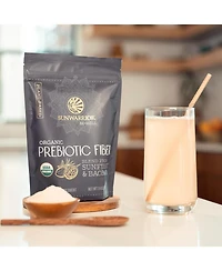 Be Well Organic Prebiotic Fiber Powder, Blend from Sunfiber & Baobab, Gut Health & Weight Management, Sunwarrior, 30 Servings