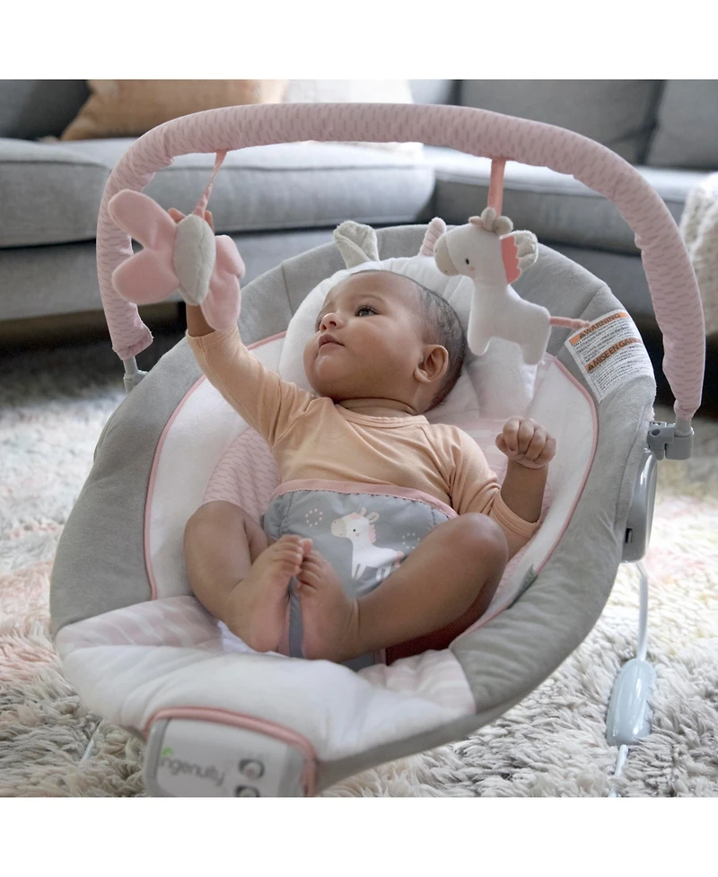 Flora the Unicorn Soothing Bouncer