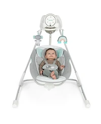 Ingenuity InLighten 5-Speed Baby Swing - Swivel Infant Seat