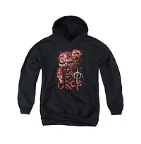 Lord Of The Rings Youth Orcs Pull Over Hoodie / Hooded Sweatshirt