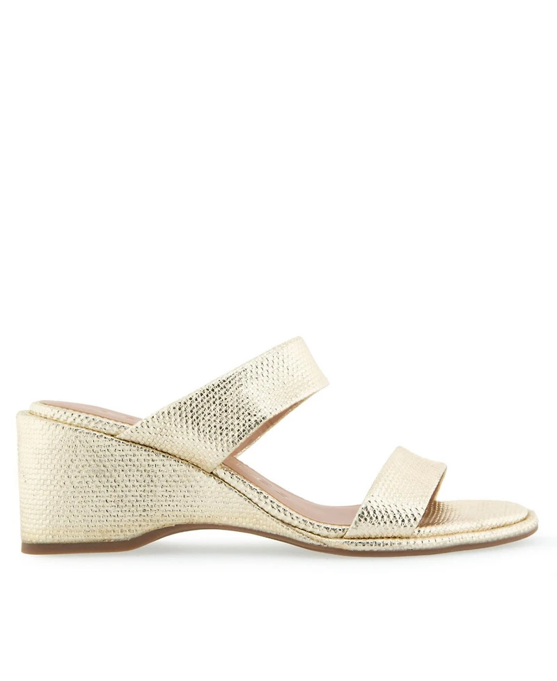 Aerosoles Women's Norine Slip-On Wedge Sandals