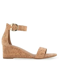 Aerosoles Women's Willis Buckle Strap Wedge Sandals