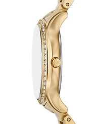 Michael Kors Women's Sage Three-Hand Gold-Tone Stainless Steel Watch 31mm